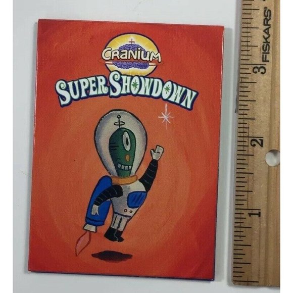 Cranium Super Showdown Game Red Secret Keeper Card Folder Replacement Piece 2006 - Picture 5 of 5